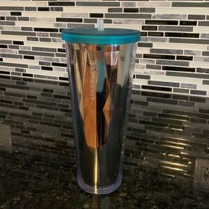 Starbucks 2014 Venti Cold Cup Kaleidoscope Tumbler 24oz